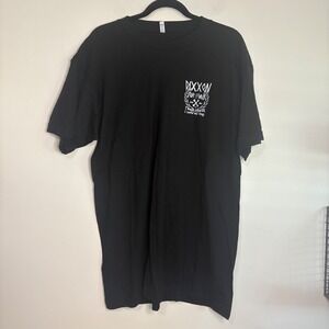 DIXXON Fur Family Dog Lover‎ Graphic Black T-Shirt Mens Size L